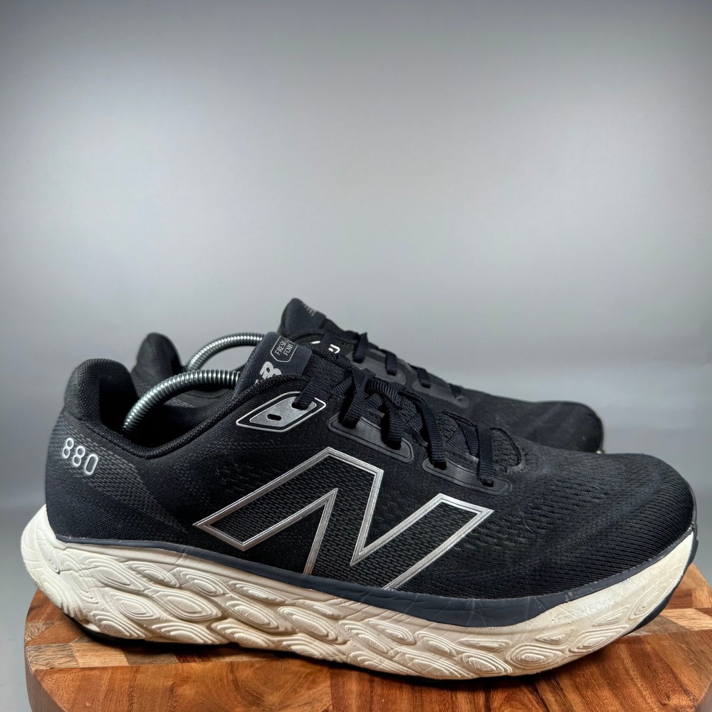 New Balance Fresh Foam X 880 v14 Black Silver Mens 12 2E Wide M880B14 Shoes